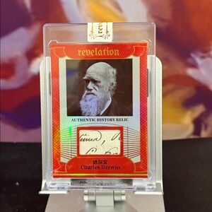 Charles Darwin 2025 Eternal Revelation Red Refractor #/D 18/25